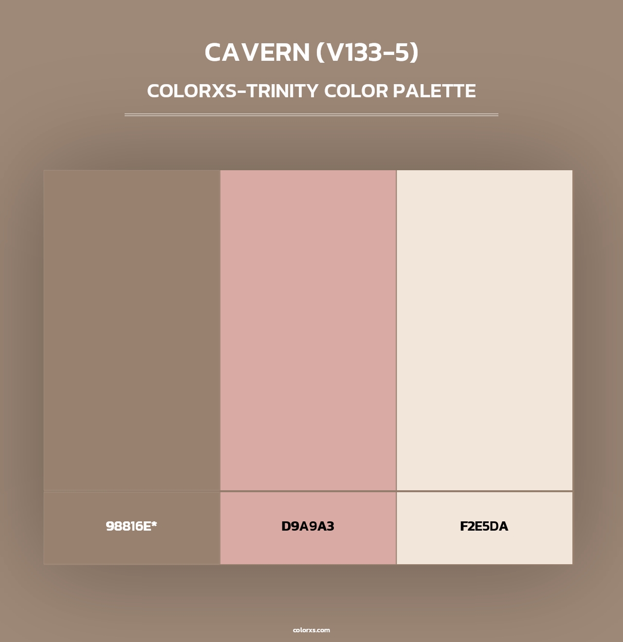 Cavern (V133-5) - Colorxs Trinity Palette
