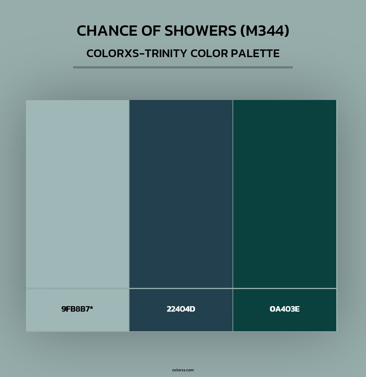 Chance of Showers (M344) - Colorxs Trinity Palette