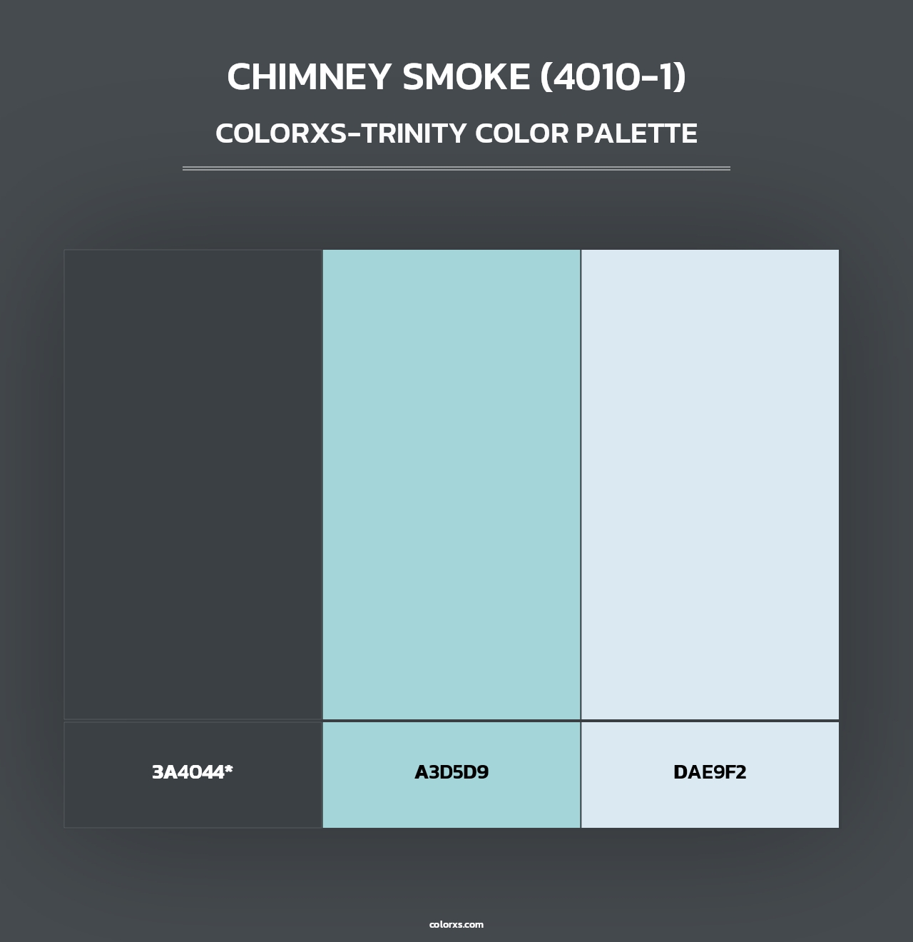 Chimney Smoke (4010-1) - Colorxs Trinity Palette