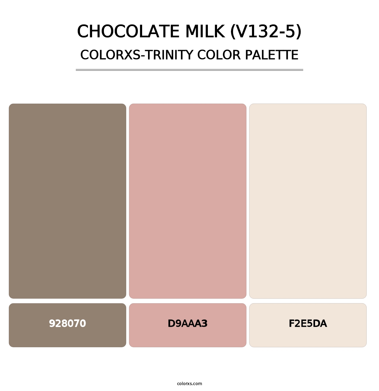 Chocolate Milk (V132-5) - Colorxs Trinity Palette