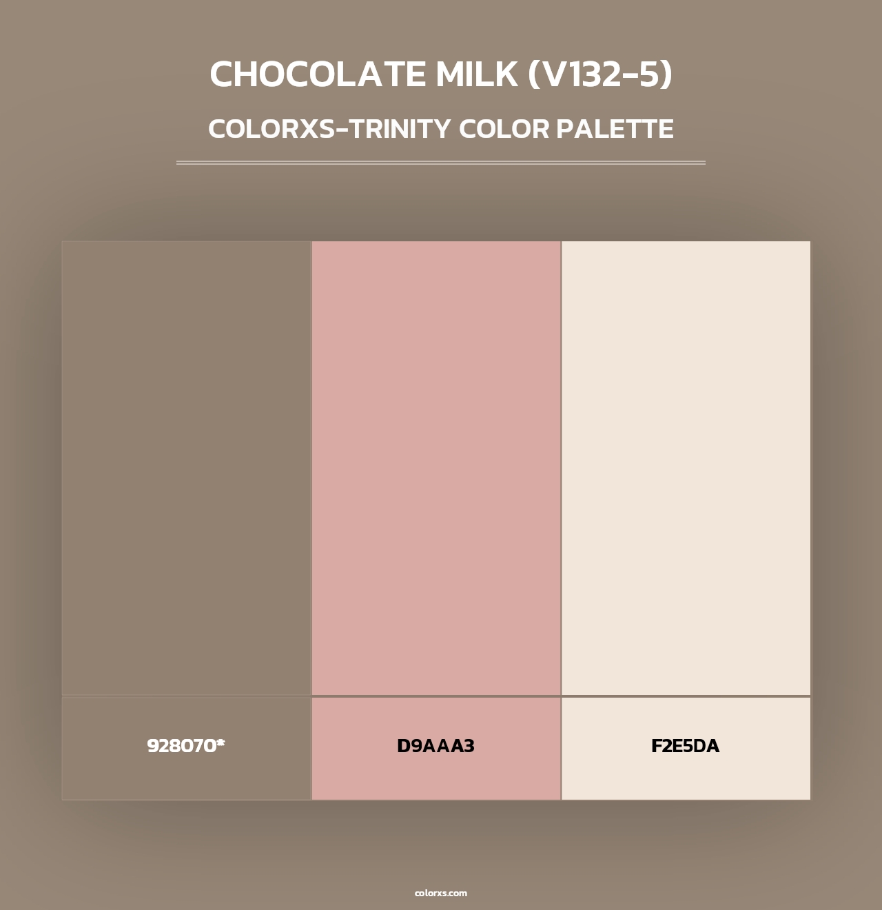 Chocolate Milk (V132-5) - Colorxs Trinity Palette