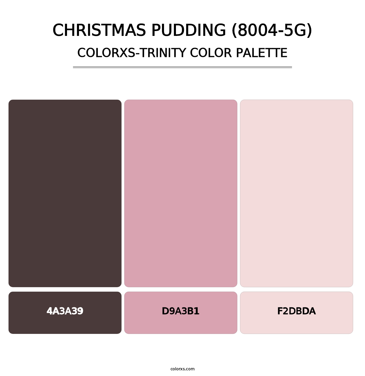 Christmas Pudding (8004-5G) - Colorxs Trinity Palette