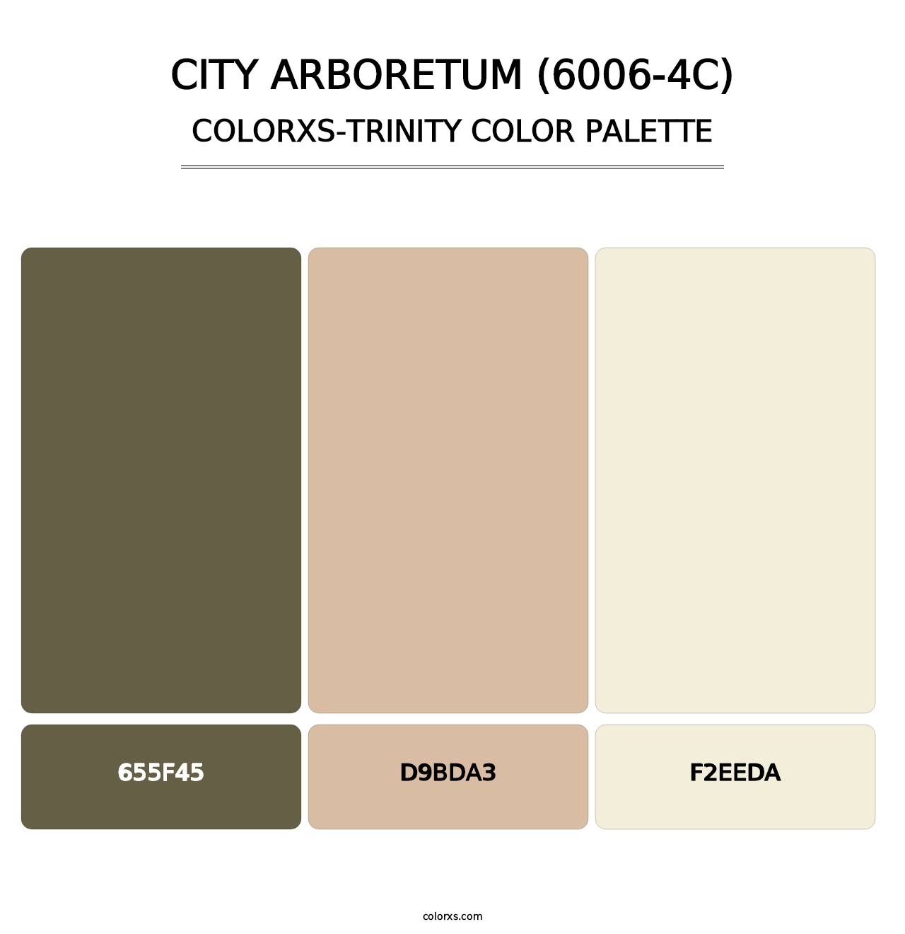 City Arboretum (6006-4C) - Colorxs Trinity Palette