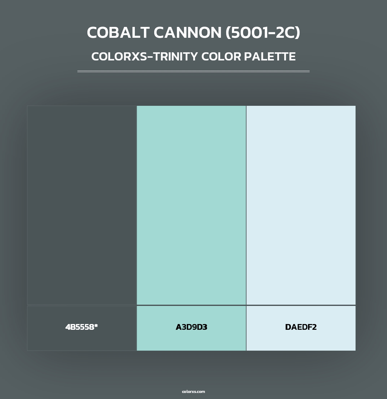 Cobalt Cannon (5001-2C) - Colorxs Trinity Palette