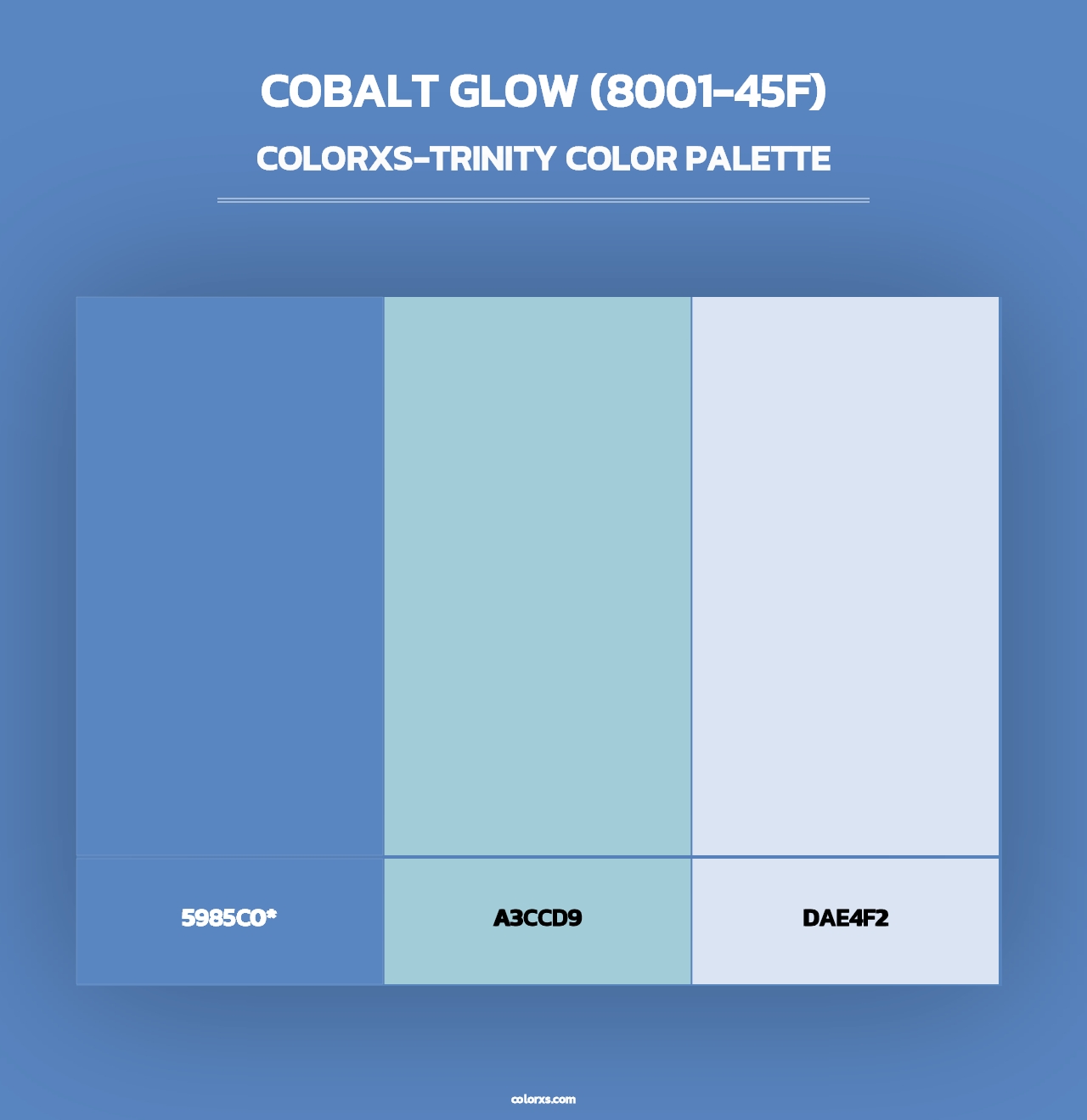 Cobalt Glow (8001-45F) - Colorxs Trinity Palette