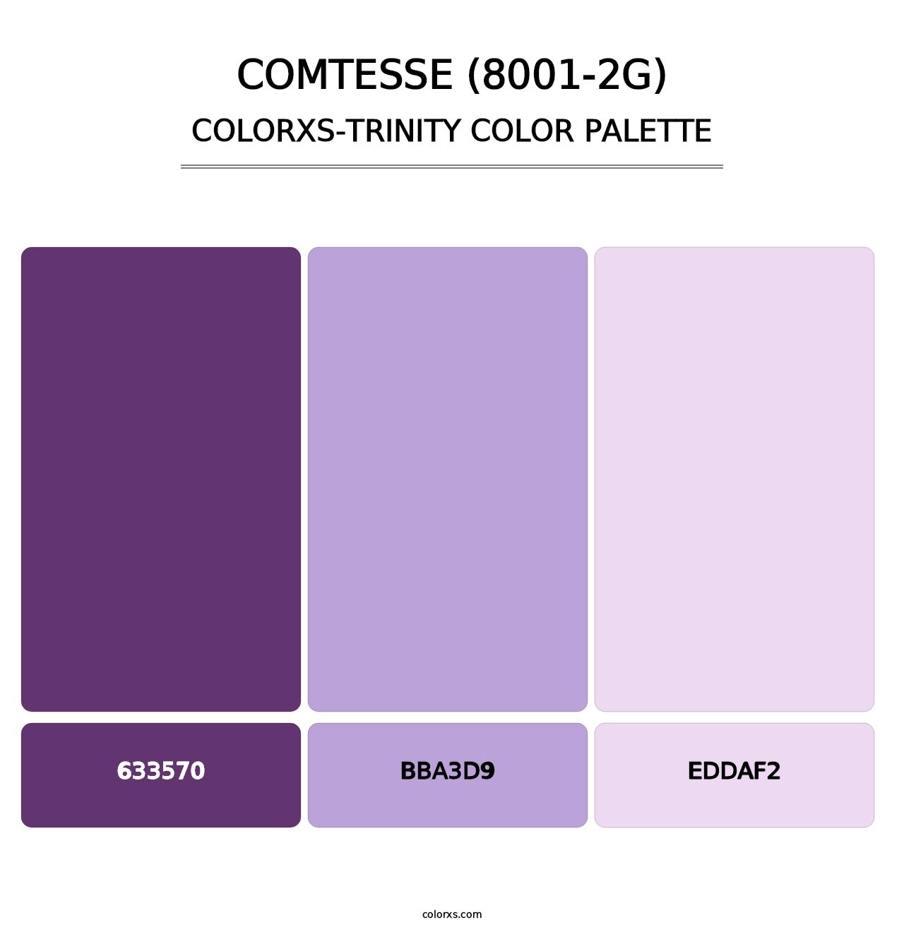 Comtesse (8001-2G) - Colorxs Trinity Palette