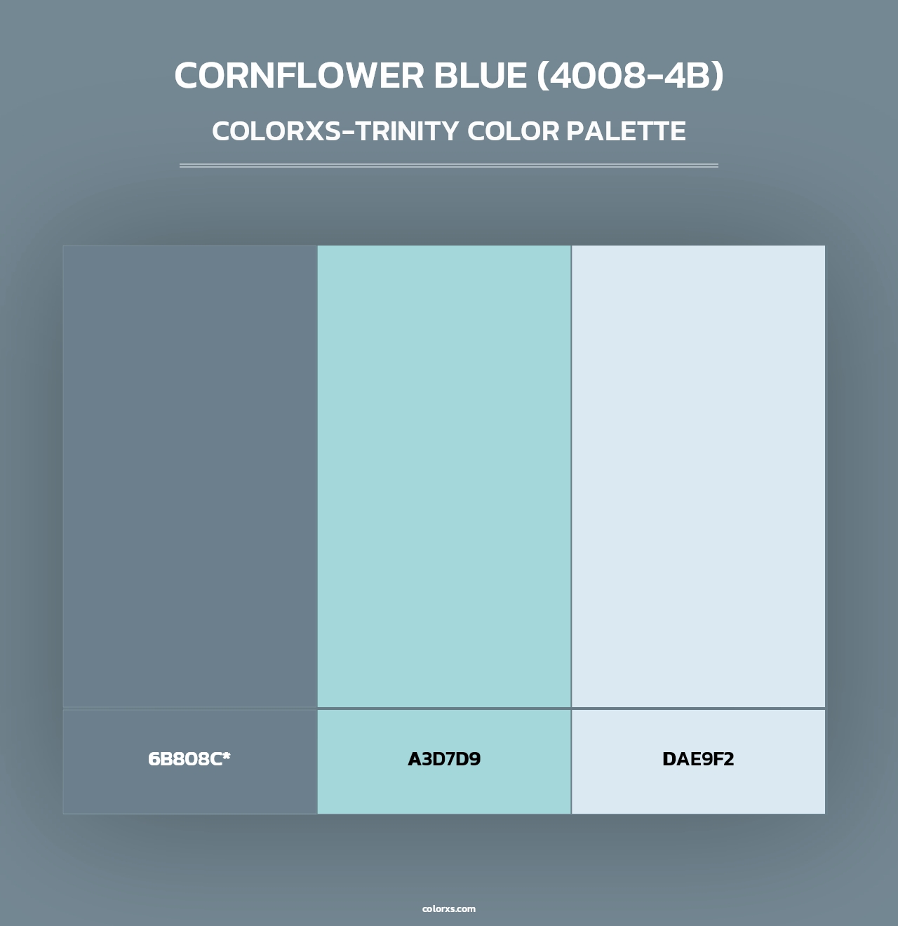 Cornflower Blue (4008-4B) - Colorxs Trinity Palette