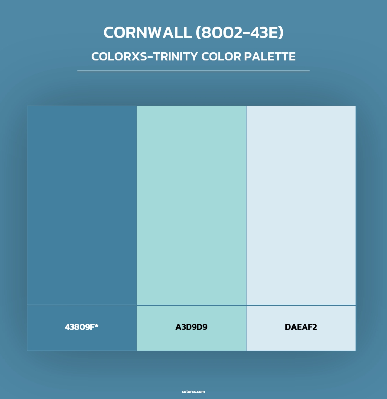 Cornwall (8002-43E) - Colorxs Trinity Palette