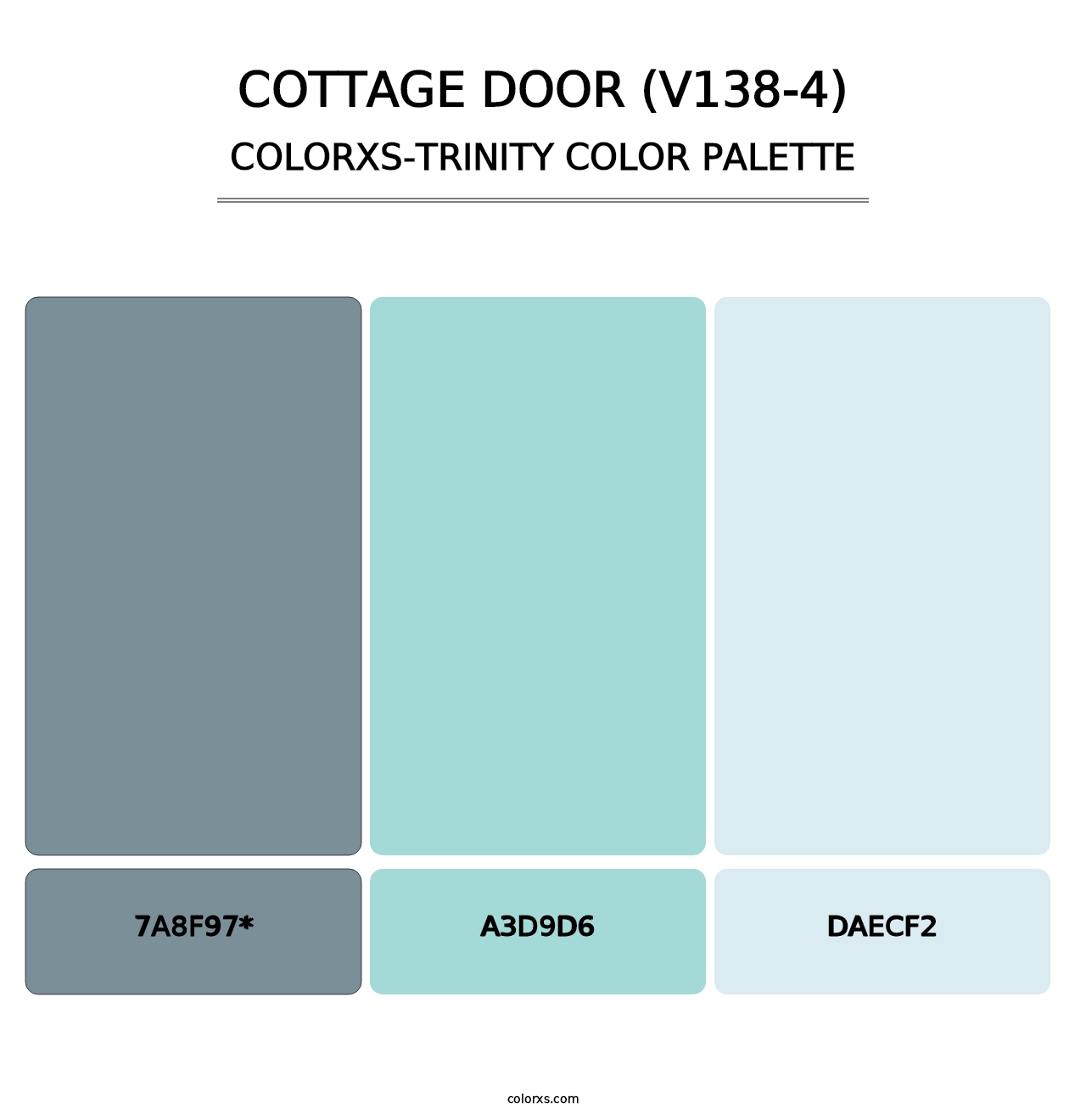 Cottage Door (V138-4) - Colorxs Trinity Palette