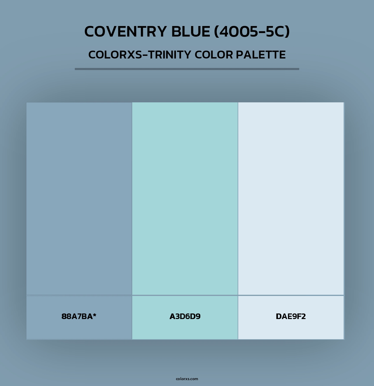 Coventry Blue (4005-5C) - Colorxs Trinity Palette
