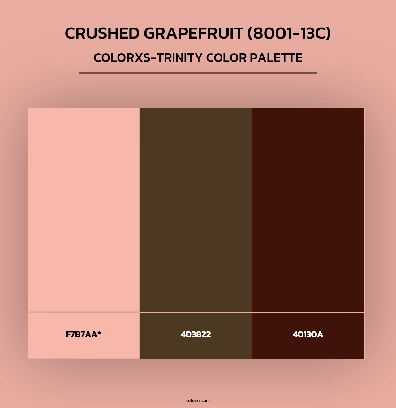 Crushed Grapefruit (8001-13C) - Colorxs Trinity Palette