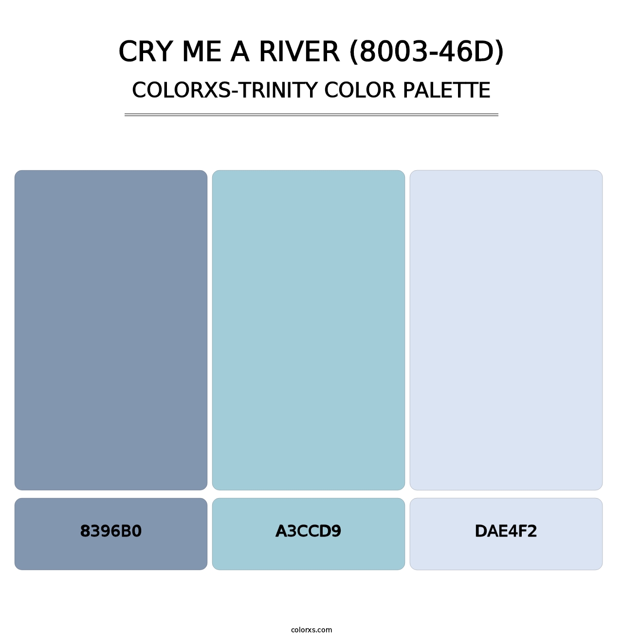 Cry Me a River (8003-46D) - Colorxs Trinity Palette