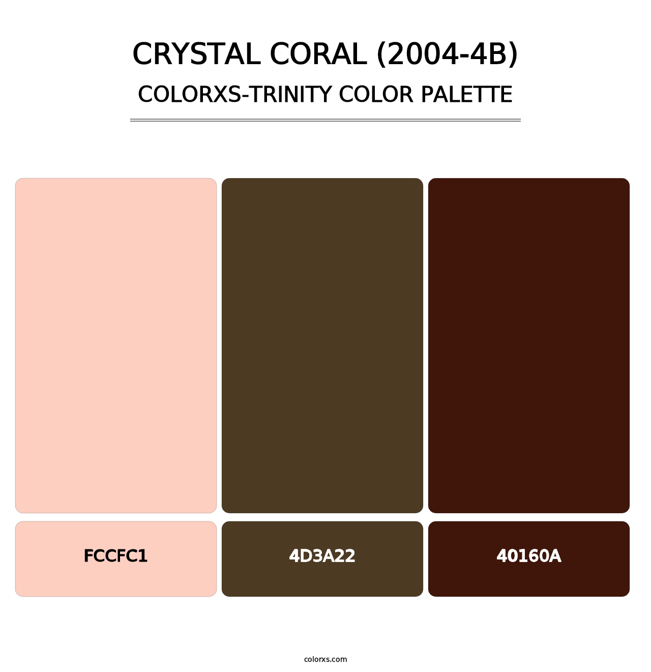 Crystal Coral (2004-4B) - Colorxs Trinity Palette