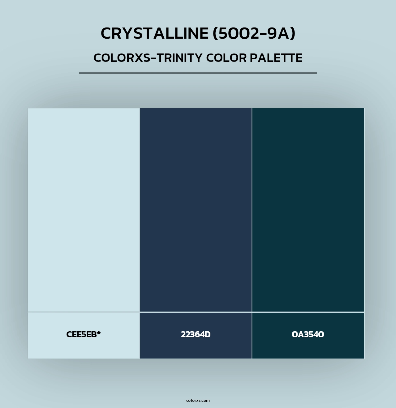 Crystalline (5002-9A) - Colorxs Trinity Palette