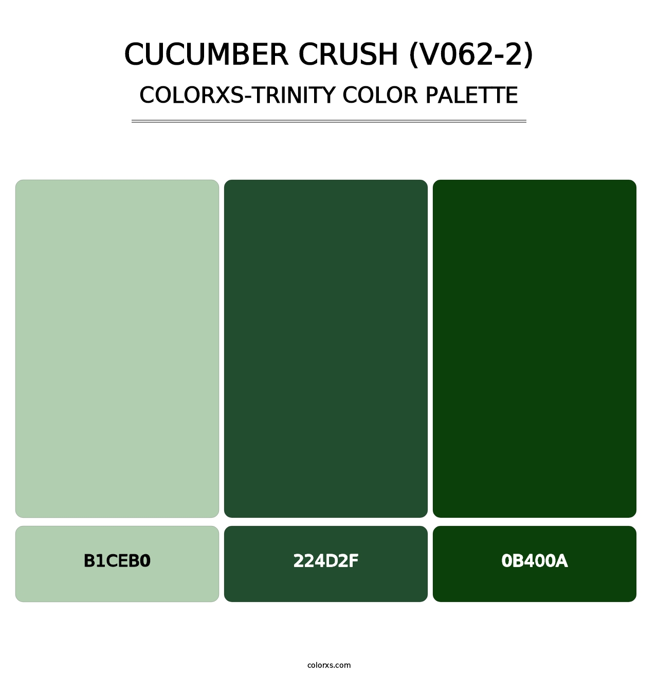 Cucumber Crush (V062-2) - Colorxs Trinity Palette