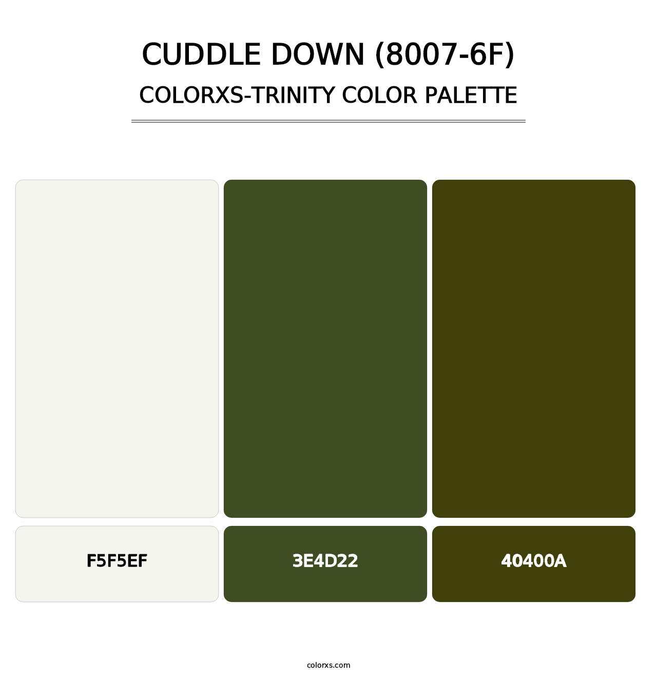 Cuddle Down (8007-6F) - Colorxs Trinity Palette