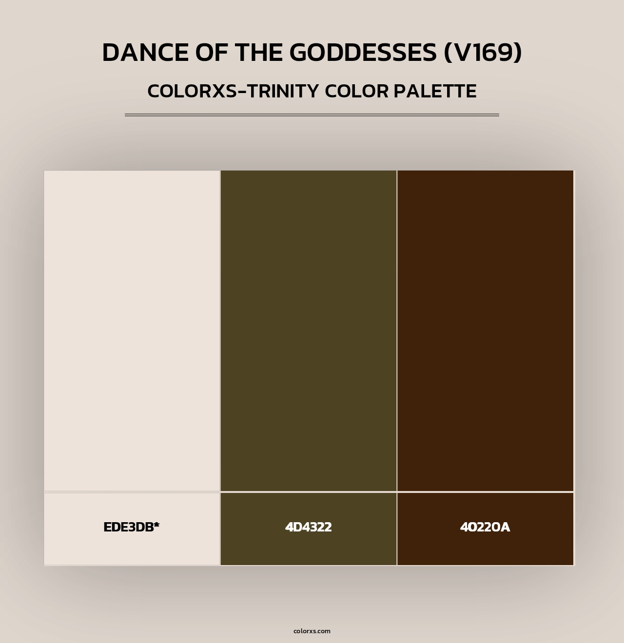 Dance of the Goddesses (V169) - Colorxs Trinity Palette