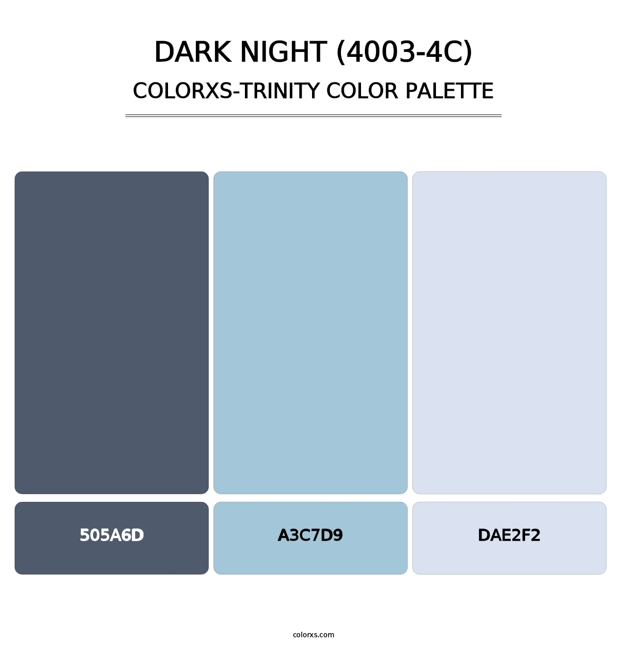 Dark Night (4003-4C) - Colorxs Trinity Palette