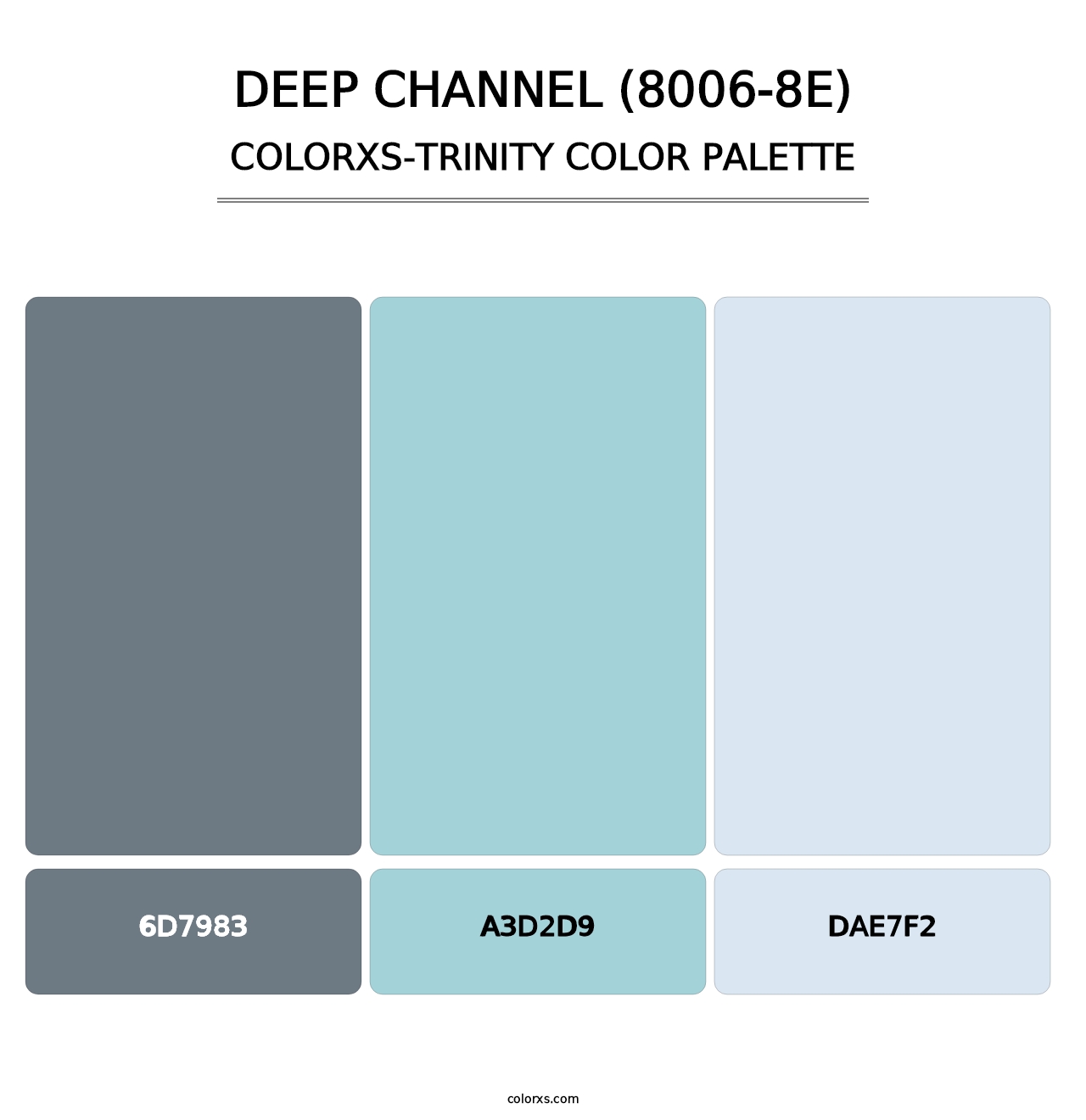 Deep Channel (8006-8E) - Colorxs Trinity Palette