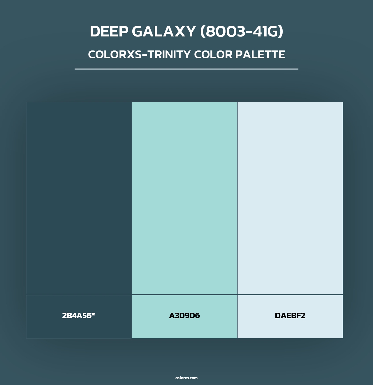 Deep Galaxy (8003-41G) - Colorxs Trinity Palette