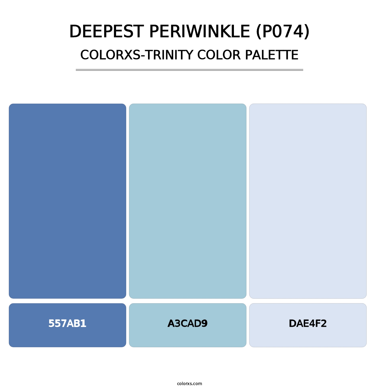 Deepest Periwinkle (P074) - Colorxs Trinity Palette