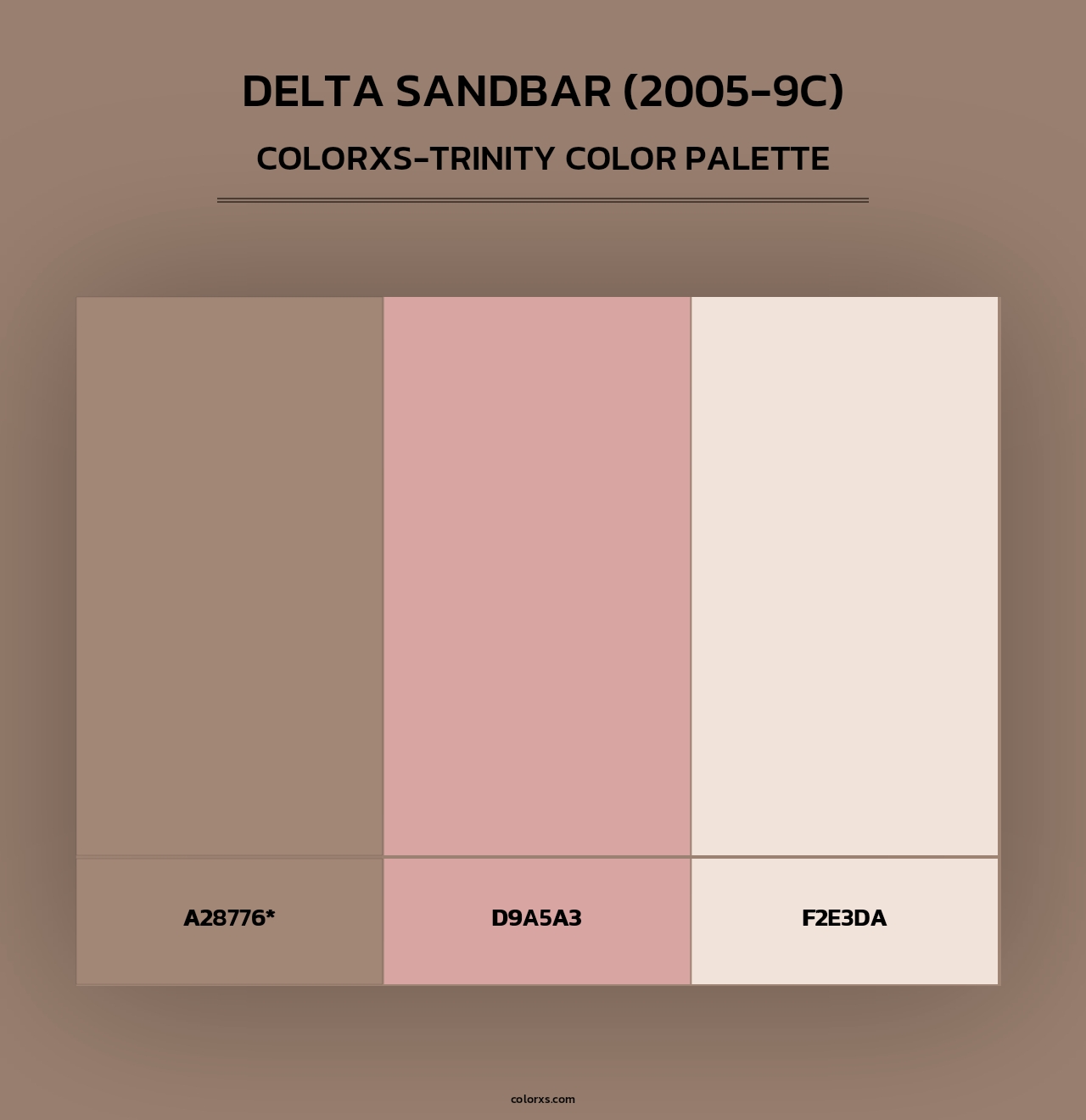Delta Sandbar (2005-9C) - Colorxs Trinity Palette