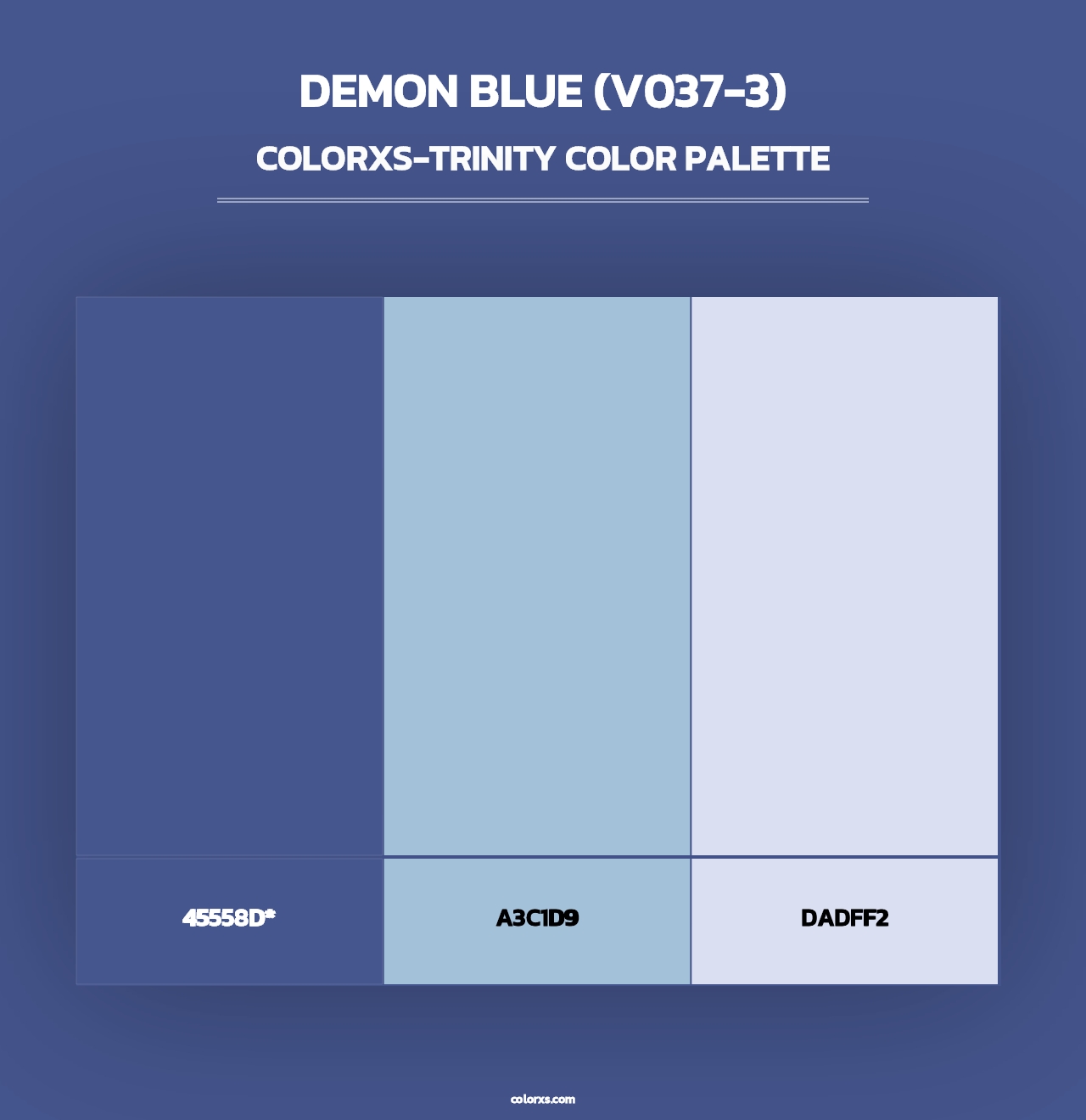 Demon Blue (V037-3) - Colorxs Trinity Palette