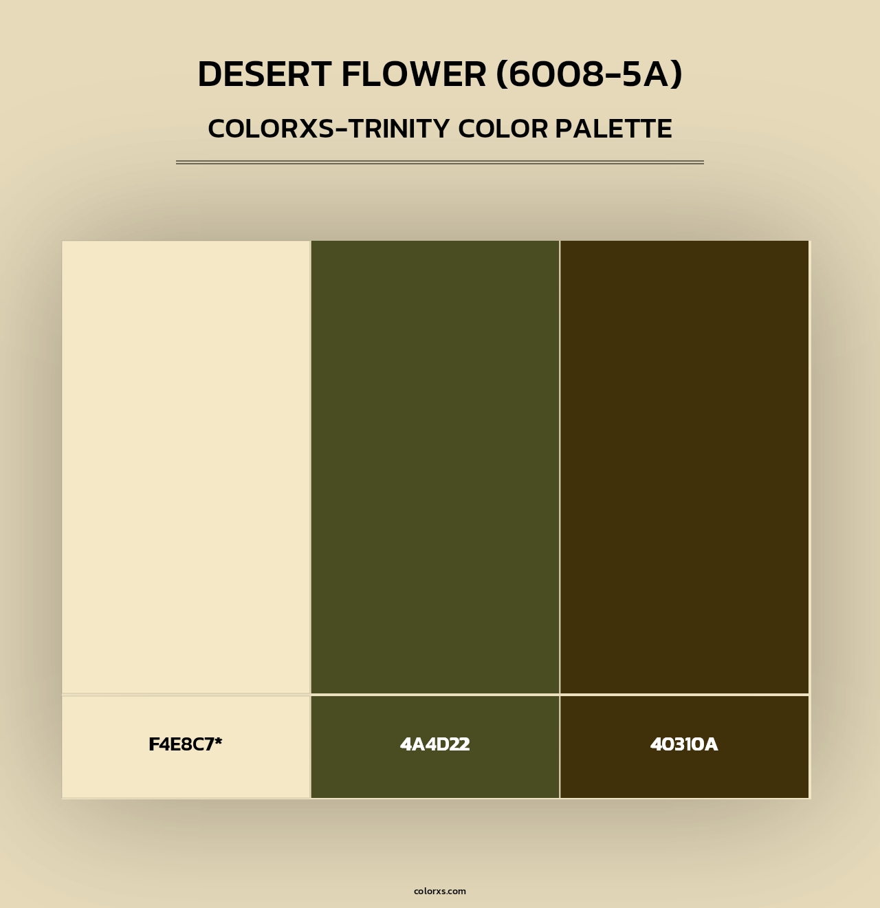 Desert Flower (6008-5A) - Colorxs Trinity Palette
