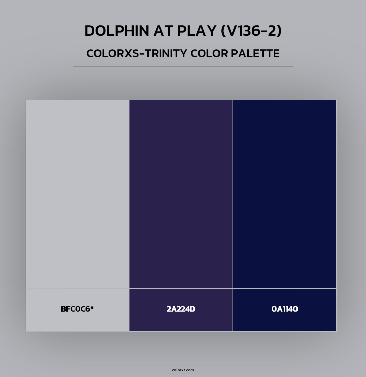 Dolphin at Play (V136-2) - Colorxs Trinity Palette