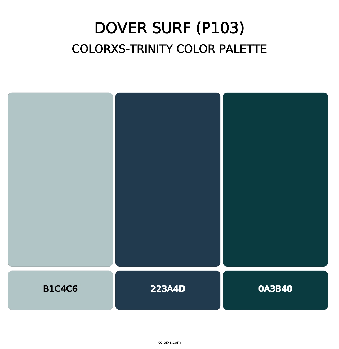 Dover Surf (P103) - Colorxs Trinity Palette