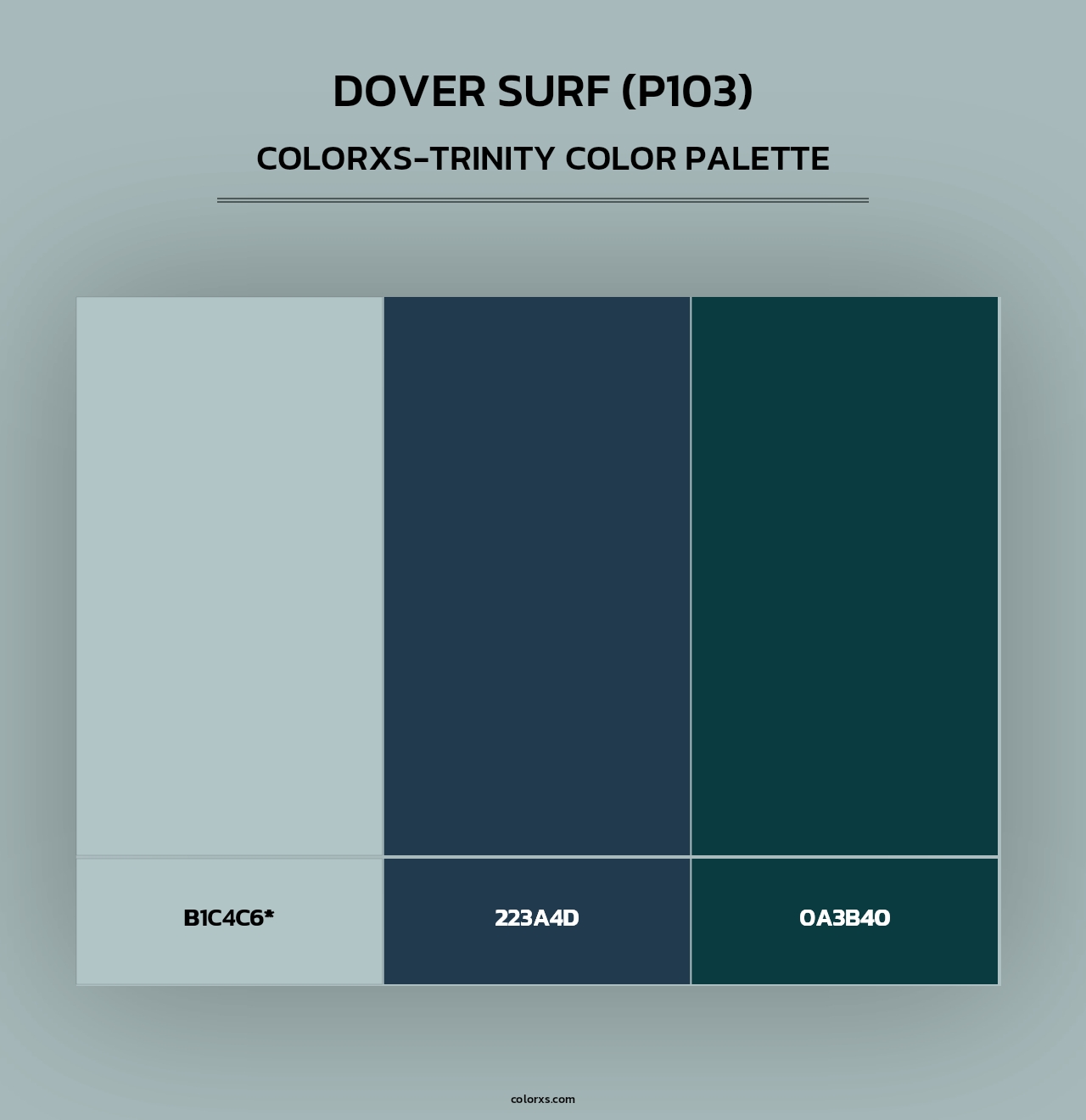 Dover Surf (P103) - Colorxs Trinity Palette