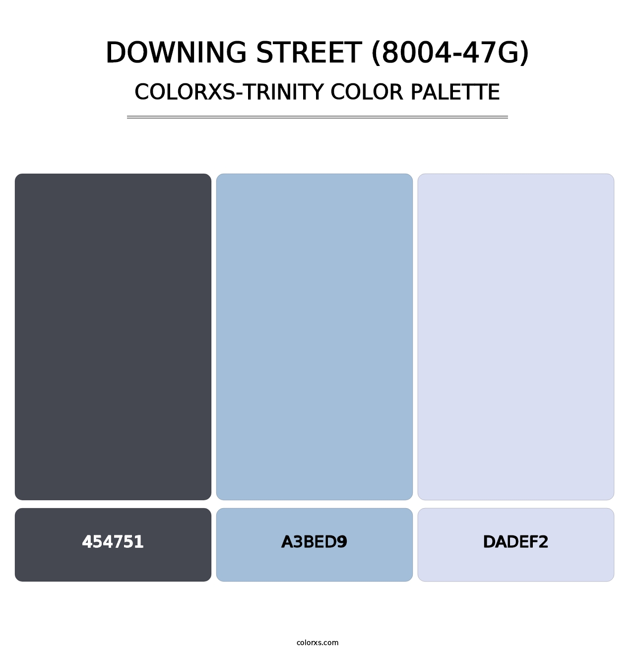 Downing Street (8004-47G) - Colorxs Trinity Palette