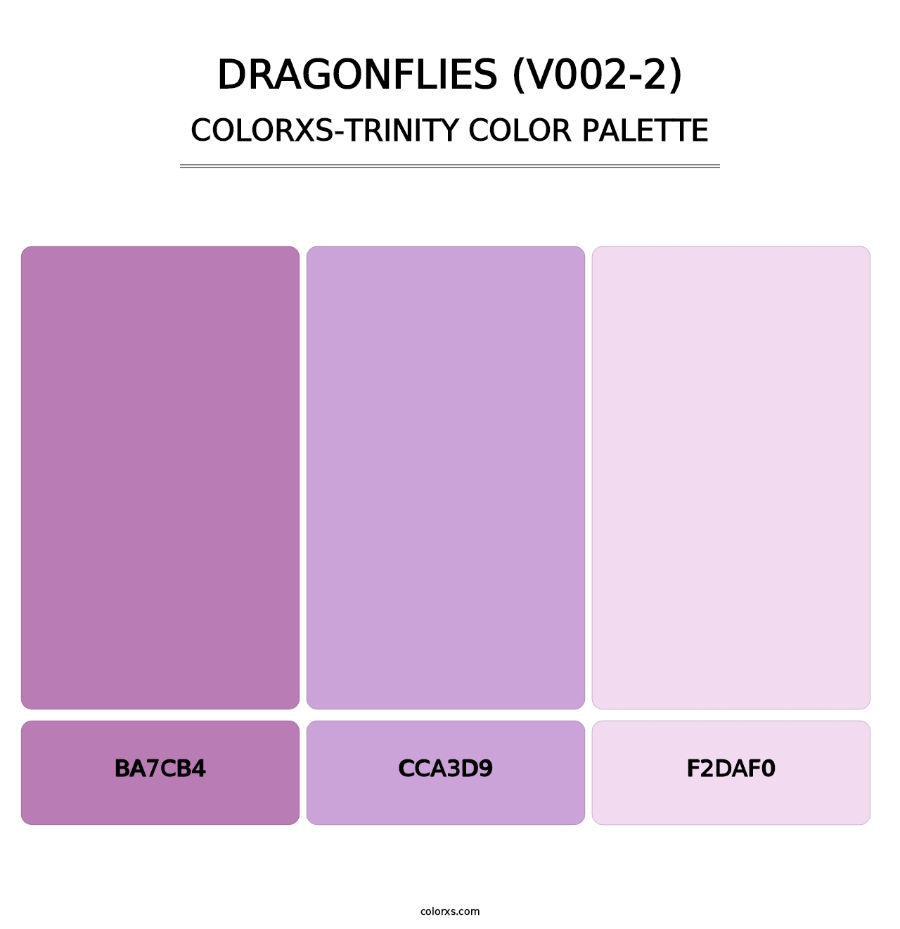 Dragonflies (V002-2) - Colorxs Trinity Palette