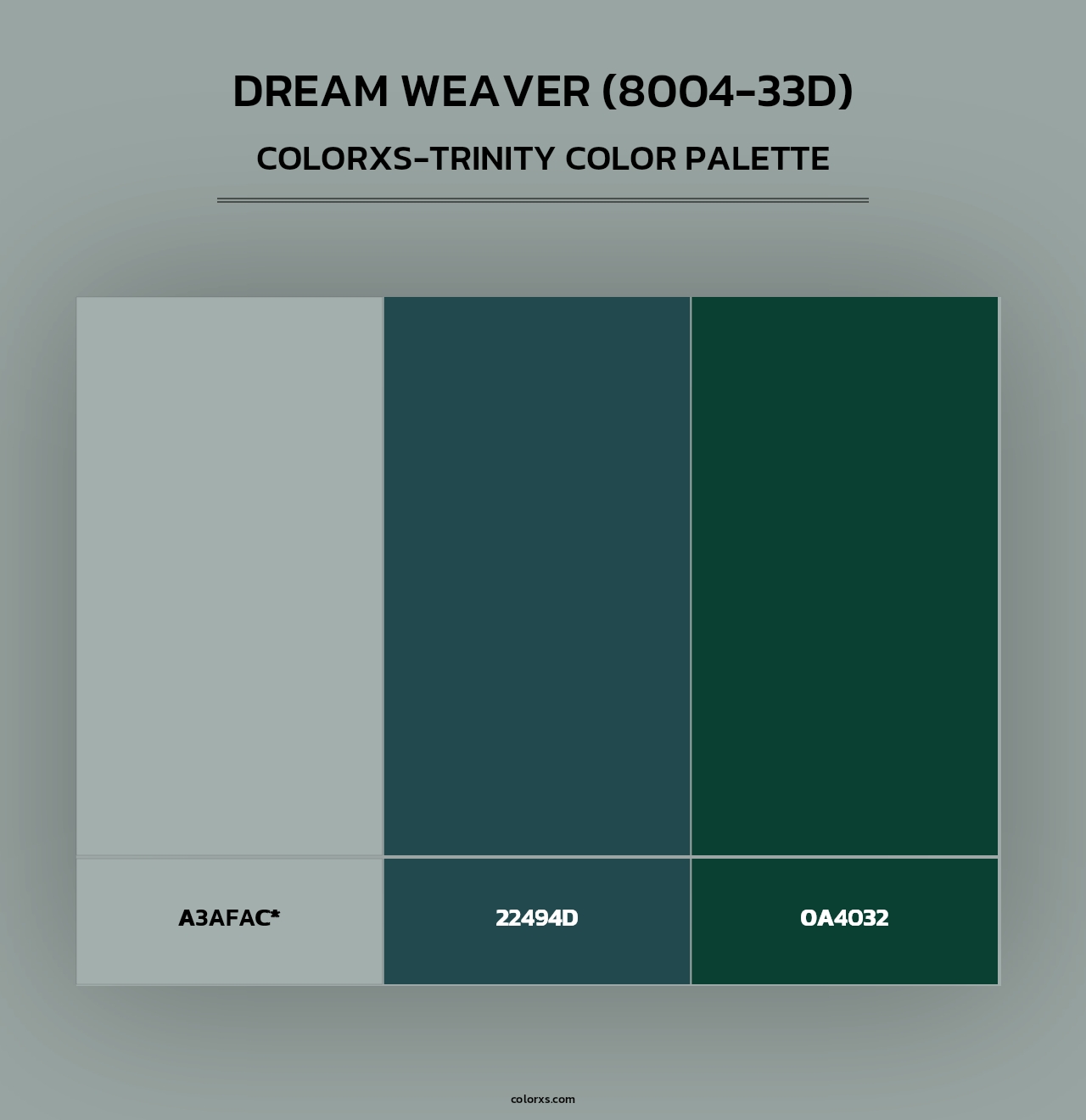 Dream Weaver (8004-33D) - Colorxs Trinity Palette