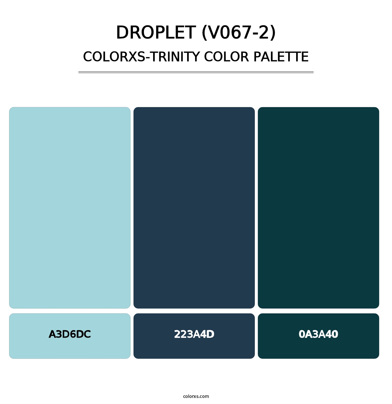 Droplet (V067-2) - Colorxs Trinity Palette