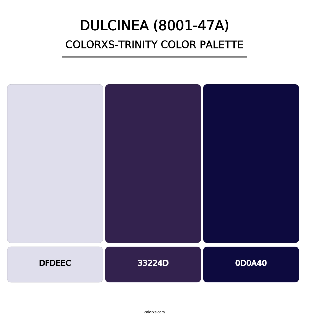 Dulcinea (8001-47A) - Colorxs Trinity Palette