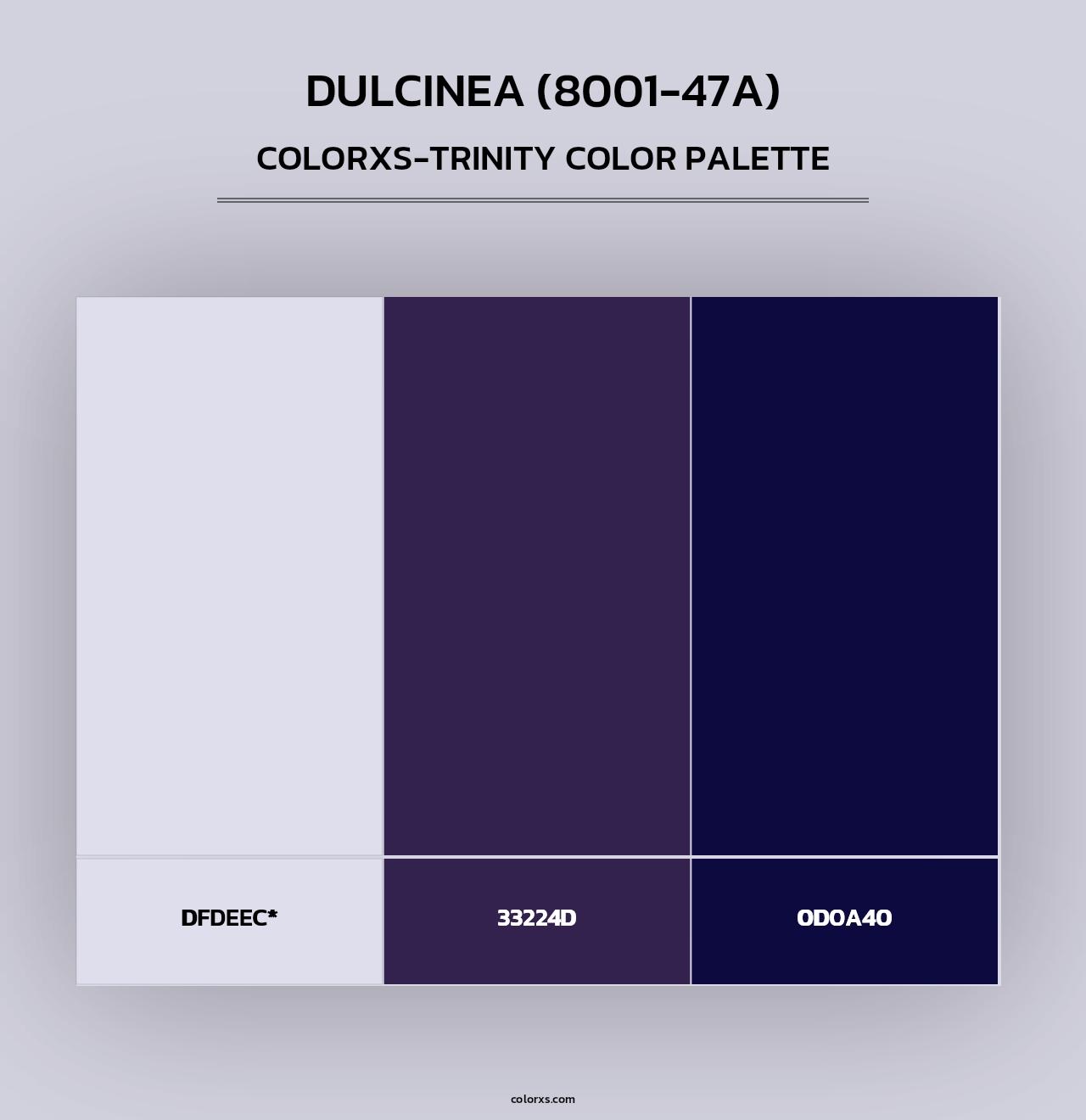Dulcinea (8001-47A) - Colorxs Trinity Palette