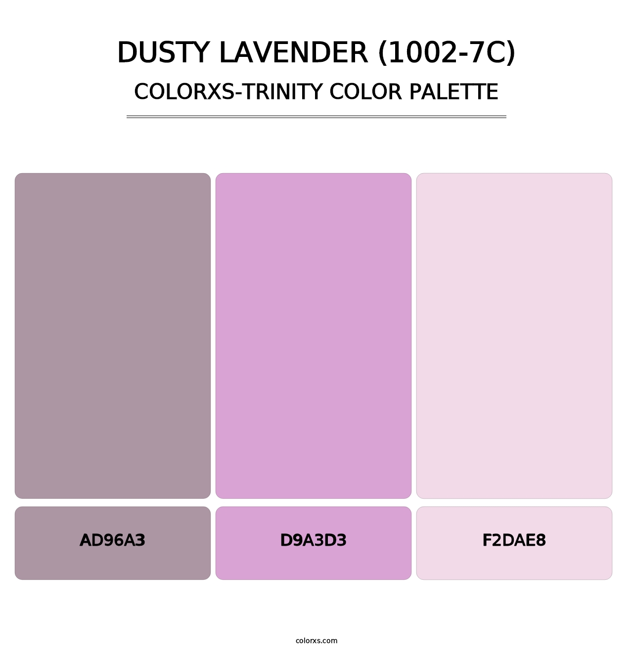 Dusty Lavender (1002-7C) - Colorxs Trinity Palette