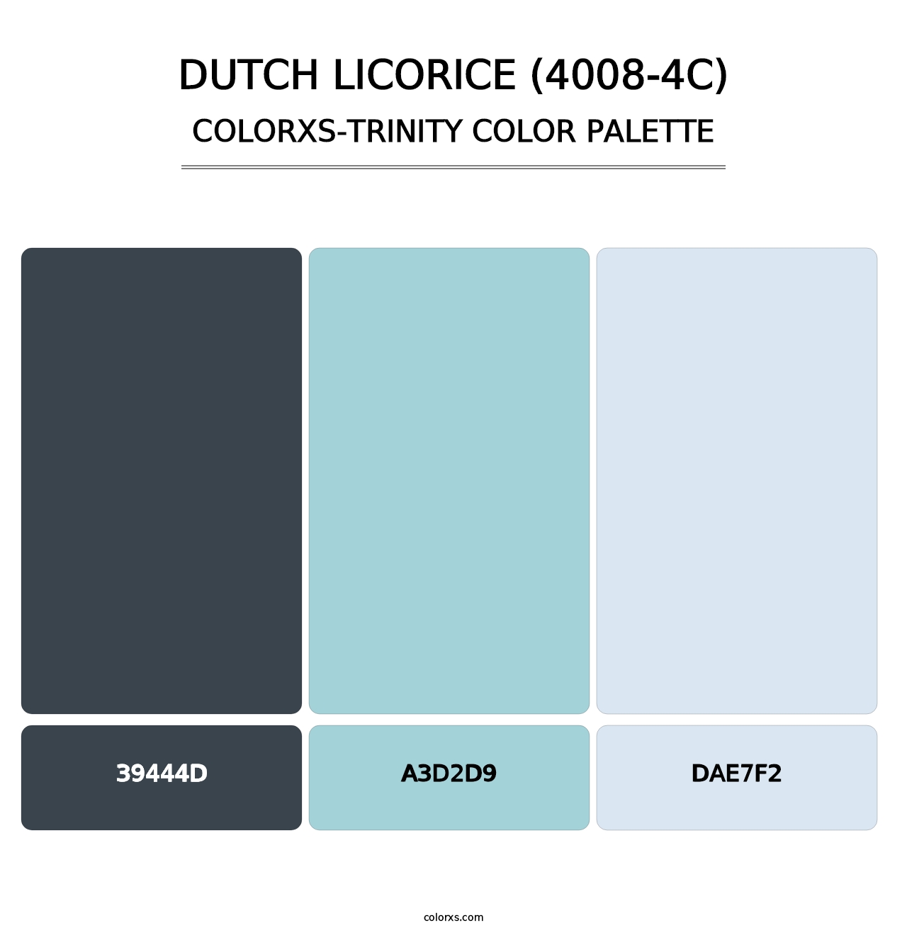 Dutch Licorice (4008-4C) - Colorxs Trinity Palette