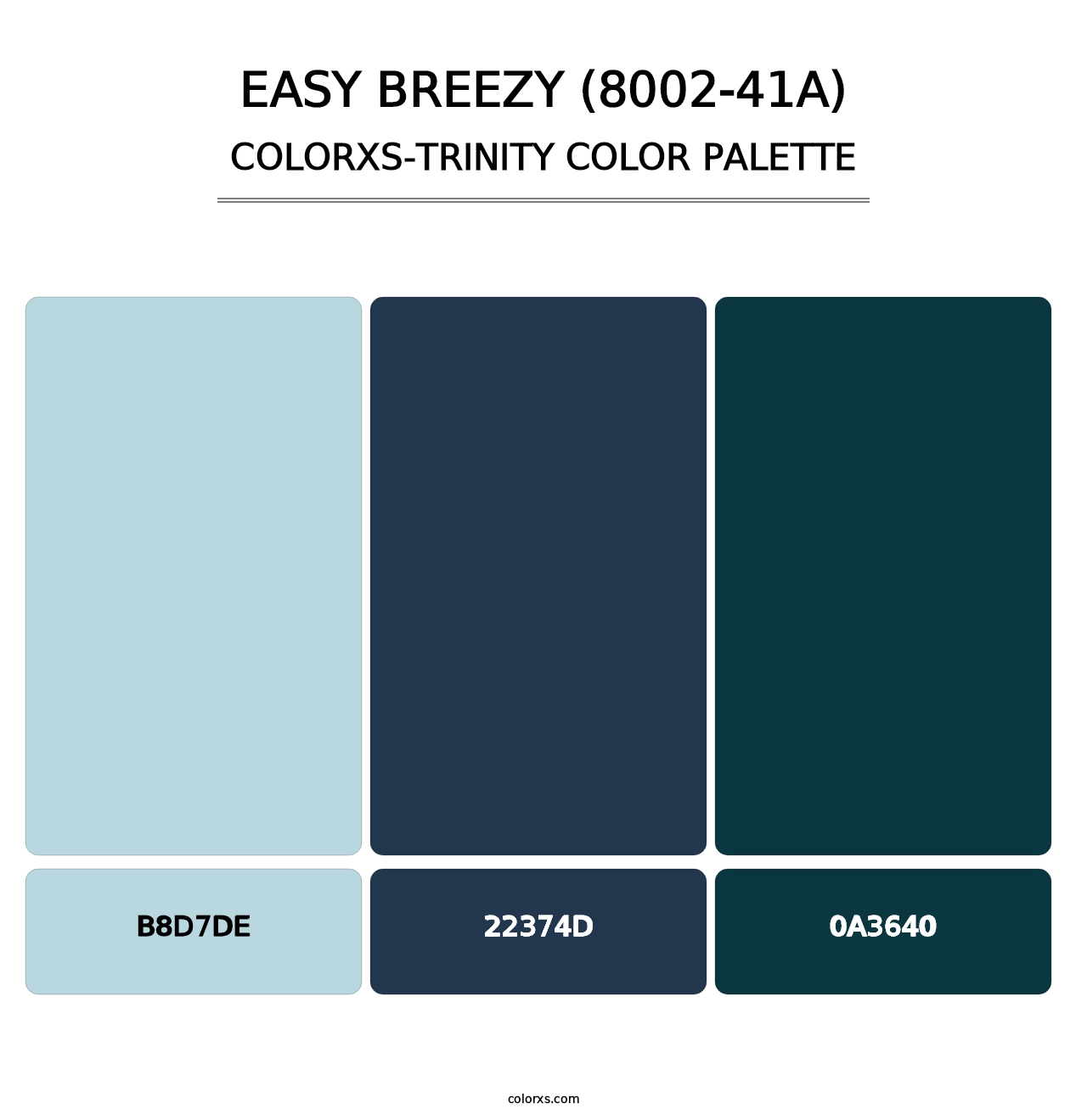Easy Breezy (8002-41A) - Colorxs Trinity Palette
