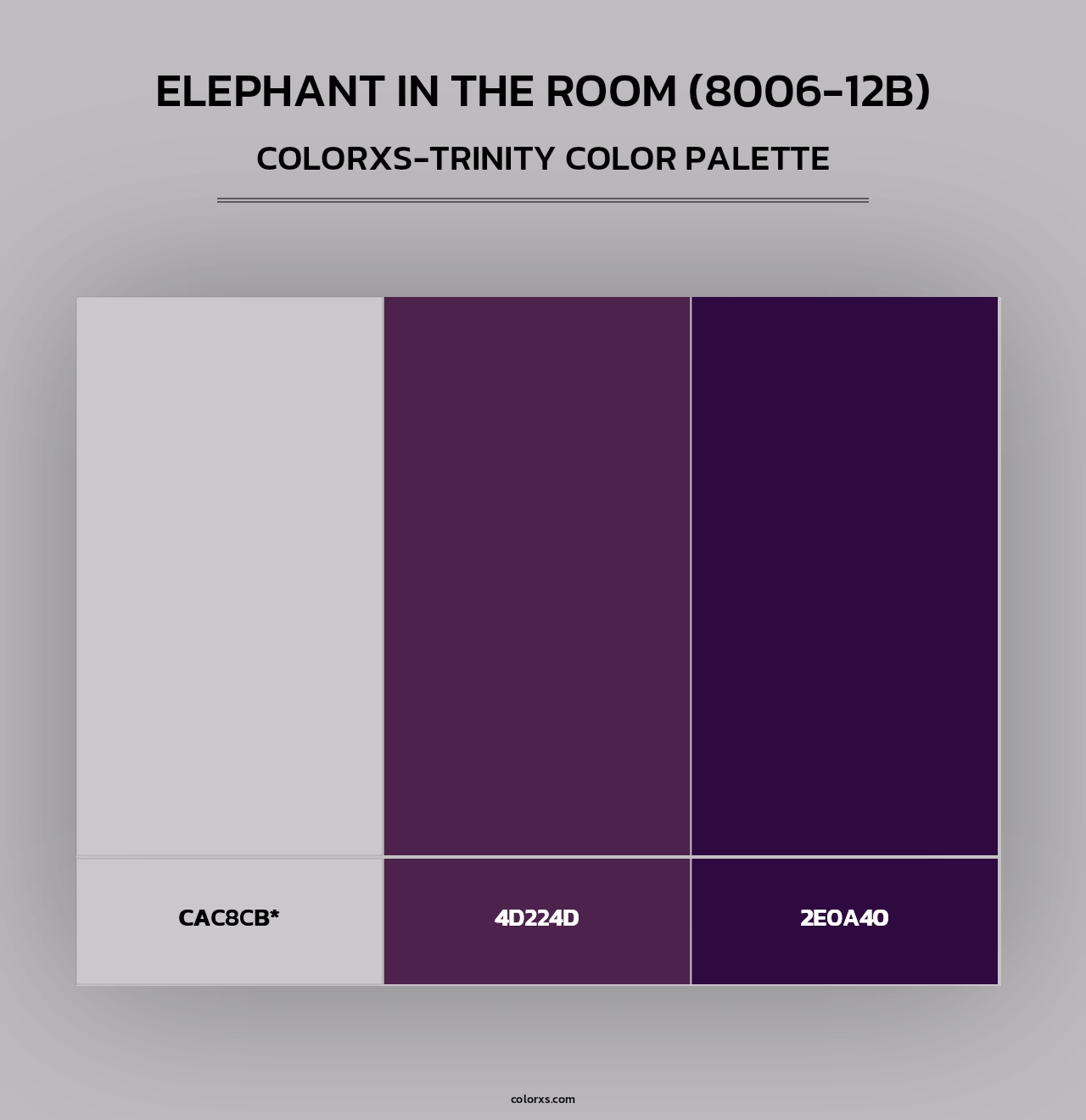 Elephant in the Room (8006-12B) - Colorxs Trinity Palette