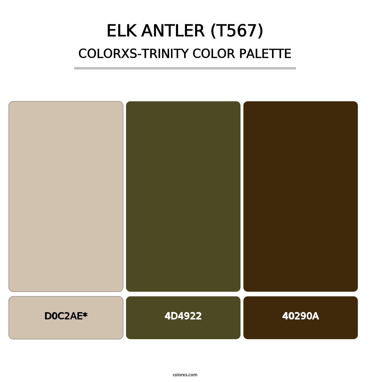 Elk Antler (T567) - Colorxs Trinity Palette