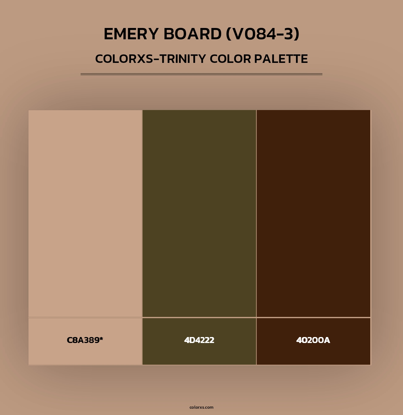 Emery Board (V084-3) - Colorxs Trinity Palette
