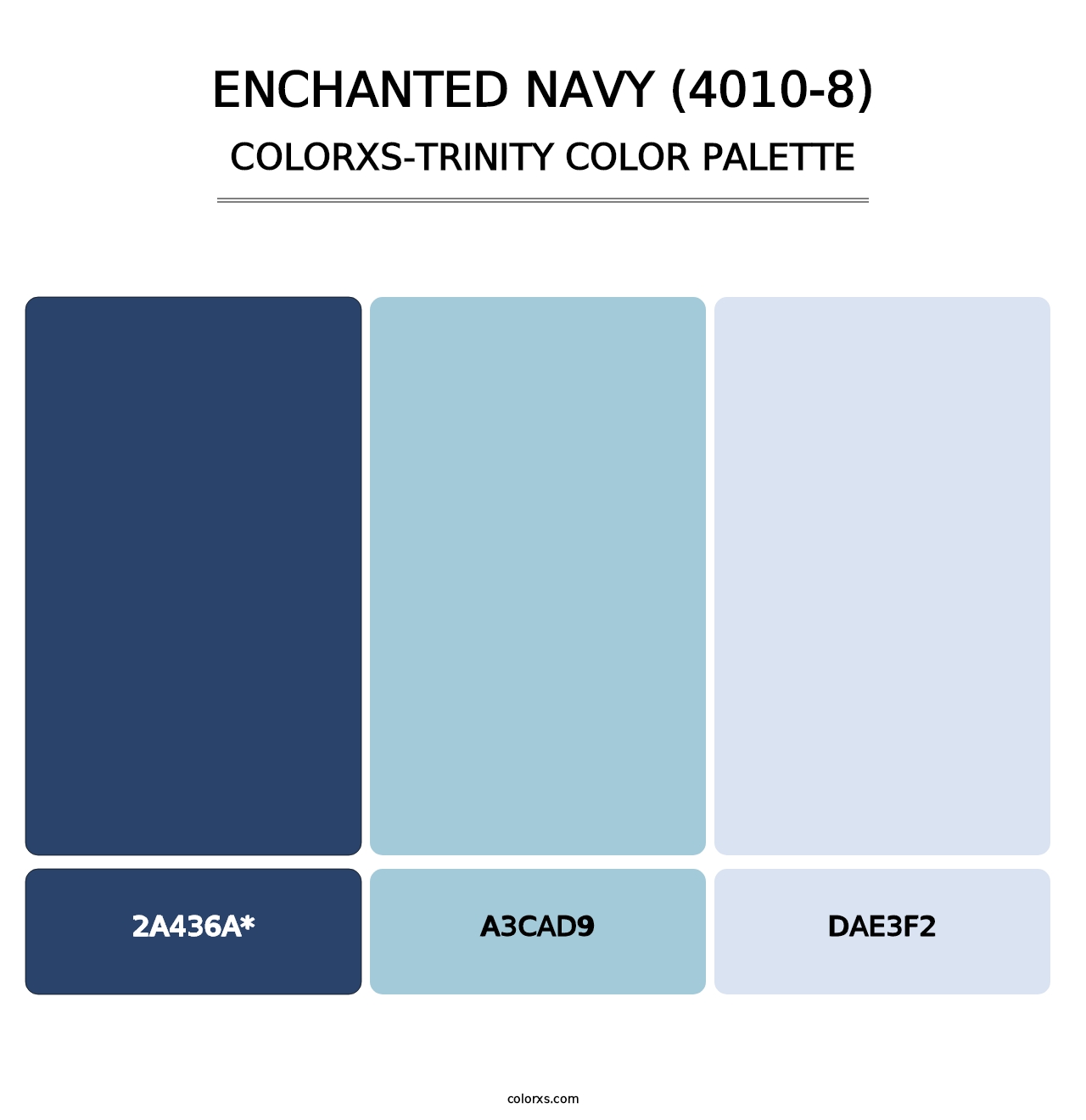 Enchanted Navy (4010-8) - Colorxs Trinity Palette