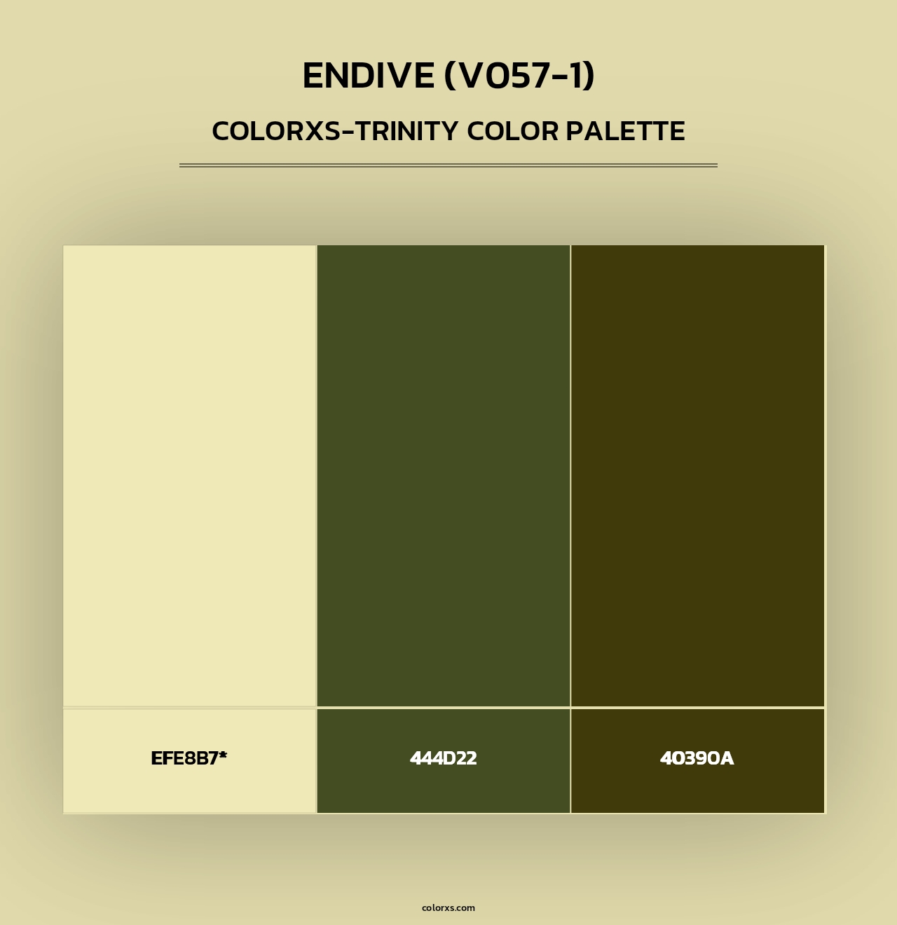 Endive (V057-1) - Colorxs Trinity Palette