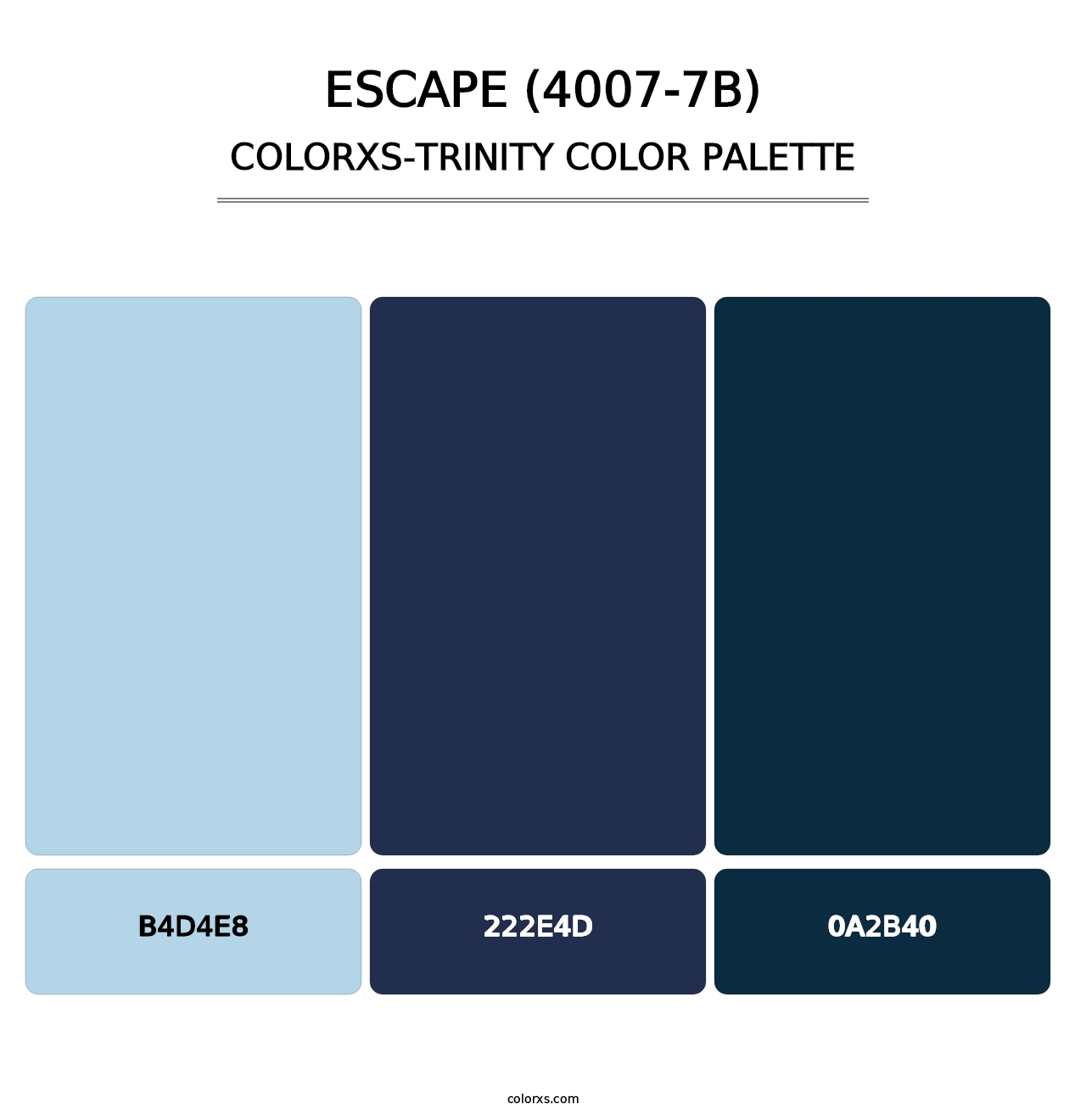 Escape (4007-7B) - Colorxs Trinity Palette
