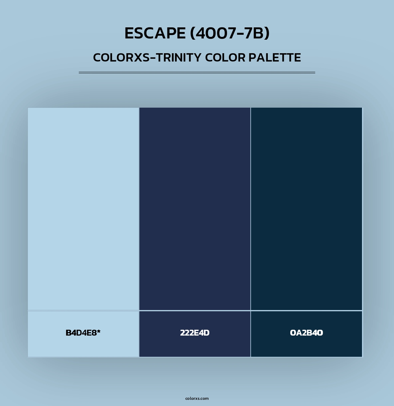 Escape (4007-7B) - Colorxs Trinity Palette