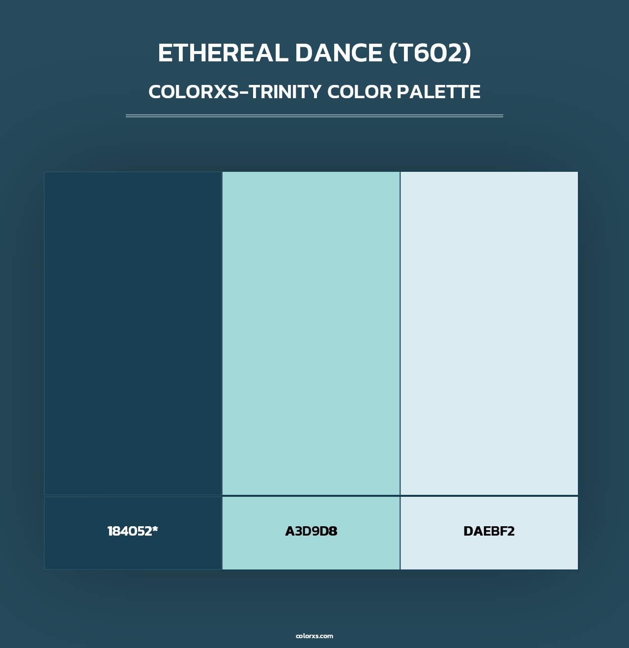 Ethereal Dance (T602) - Colorxs Trinity Palette