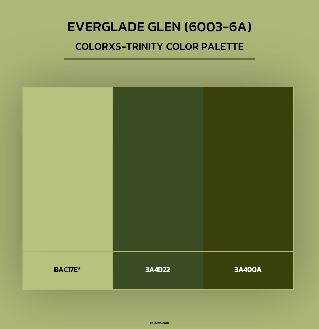 Everglade Glen (6003-6A) - Colorxs Trinity Palette