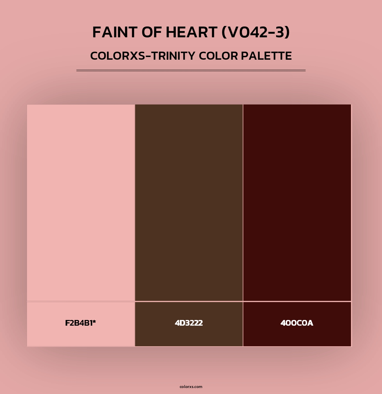 Faint of Heart (V042-3) - Colorxs Trinity Palette